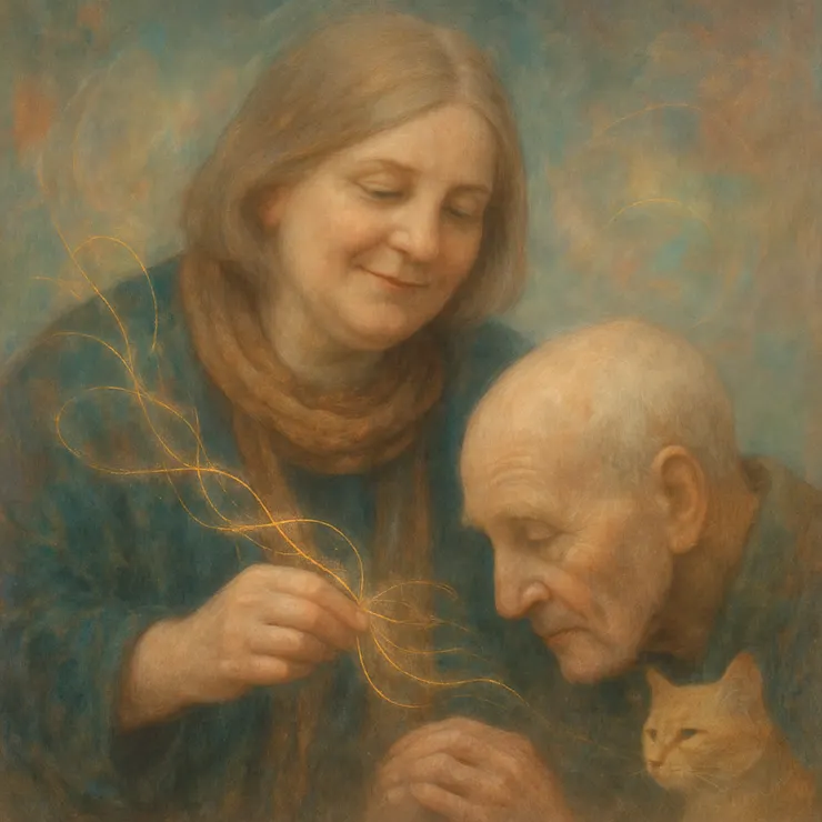 Jane’s fingers danced across the loom, weaving tapestries that shifted with every sigh of the dreamer.