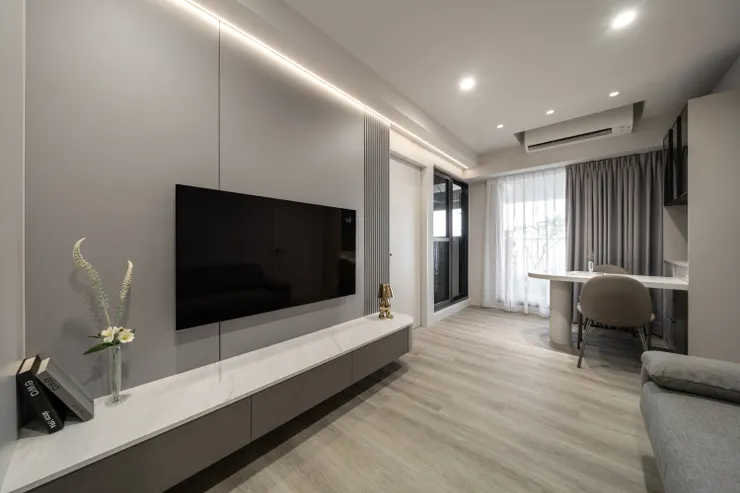 (作品呈現:現代簡約輕裝修-沐氧森)