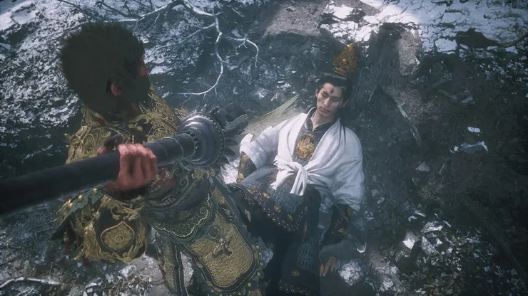 遊戲截圖：天命人擊敗二郎神