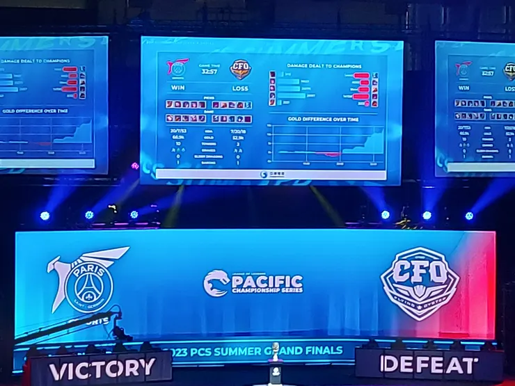 第一局賽後簡報。