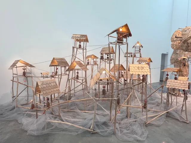 印尼紙月亮偶件,photo by bookarchery