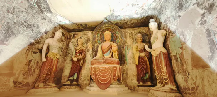 蘭州敦煌藝術館(為敦煌石窟複製品)因原窟不可拍照/©Aunt Kaki