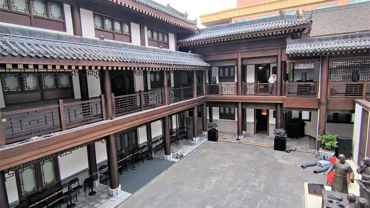 @易俗社博物館-一二樓及後方庭院,每到節日會有現場表演 / xianyi拍攝