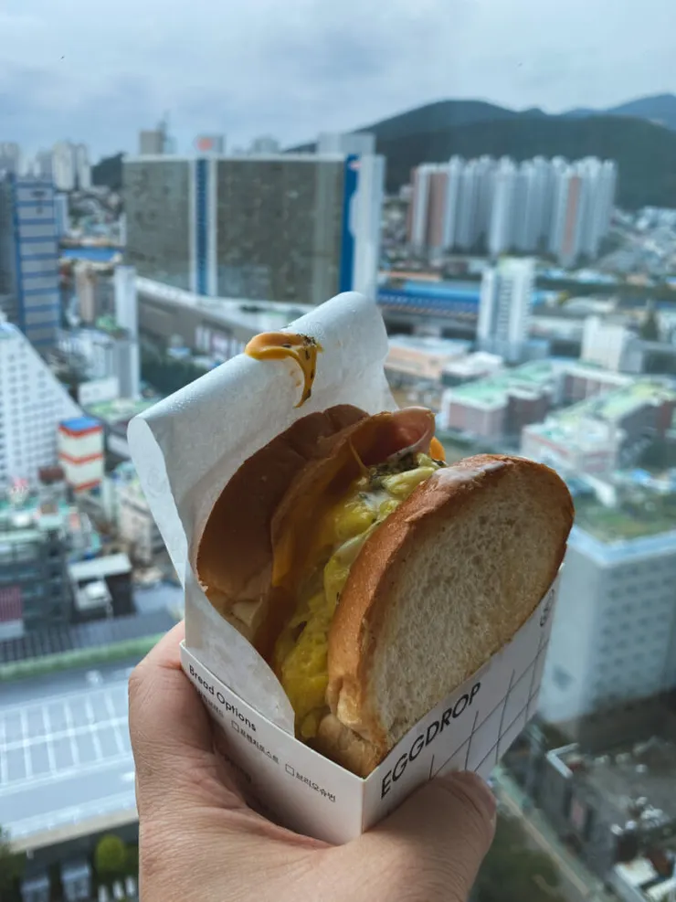 EGG DROP加釜山街景
