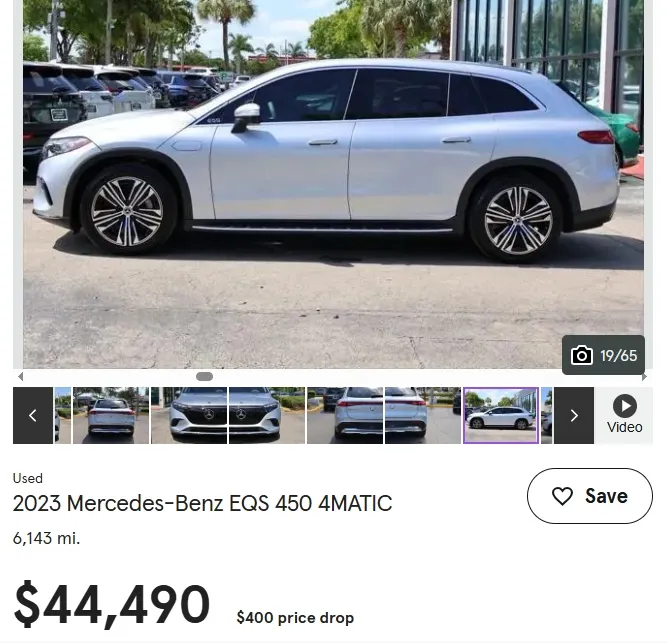 2023 Mercedes-Benz EQS 450 4MATIC