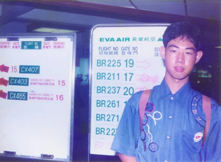 1995年7月我第一次出國在中正機場管制區!國泰和長榮的很多班號都從當年沿用至今!