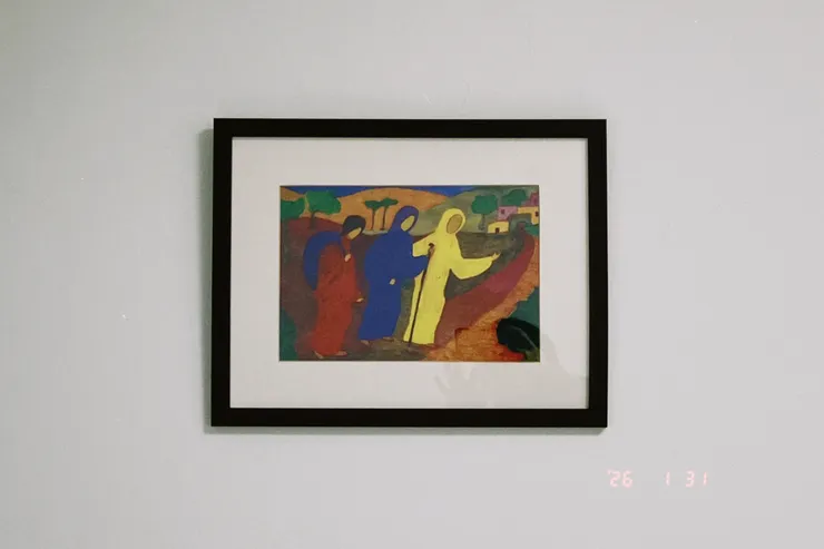 圖說｜每次期待的竹聖單人房，這次再度抽中三位旅人。其實我以前無法理解這幅圖的「屬靈」意涵，但這次似乎能夠體悟到其中奧妙，為此感謝上主。