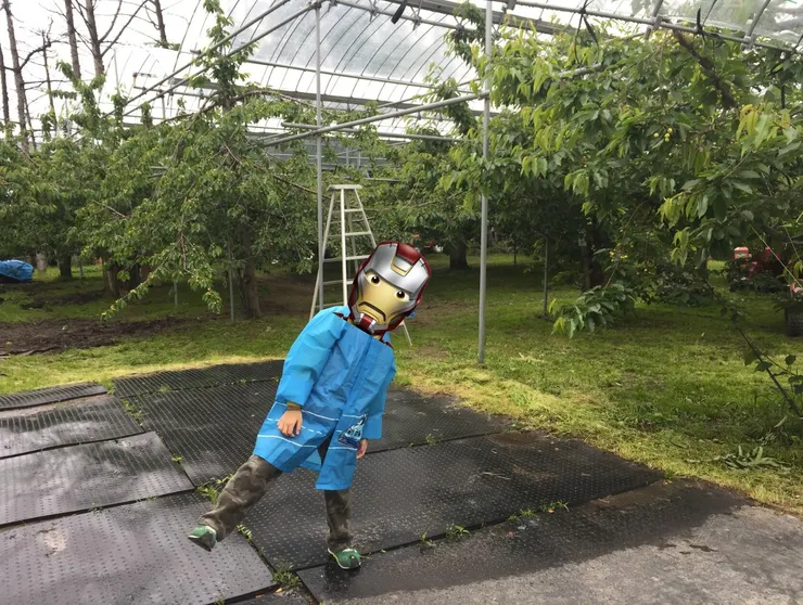 雖然沒有採到果實,還是要拍張歪邀照到此一遊!