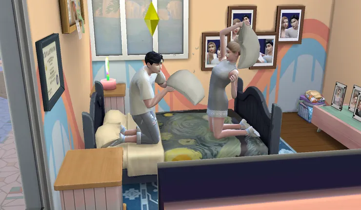 偶爾放假這對夫妻也是在家甜甜蜜蜜...