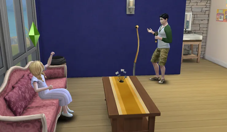 桑雅也跟芊芊一樣... 每天看棣棣表演...