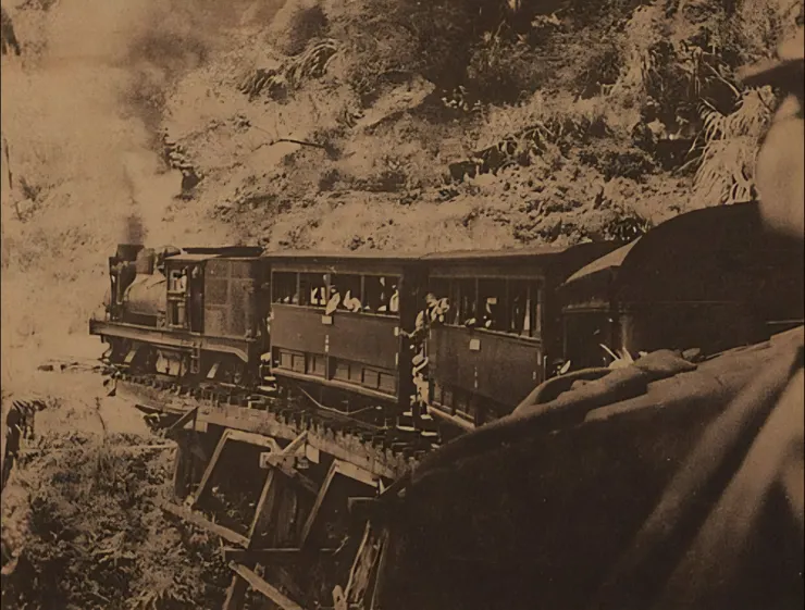 日治時期的阿里山登山列車