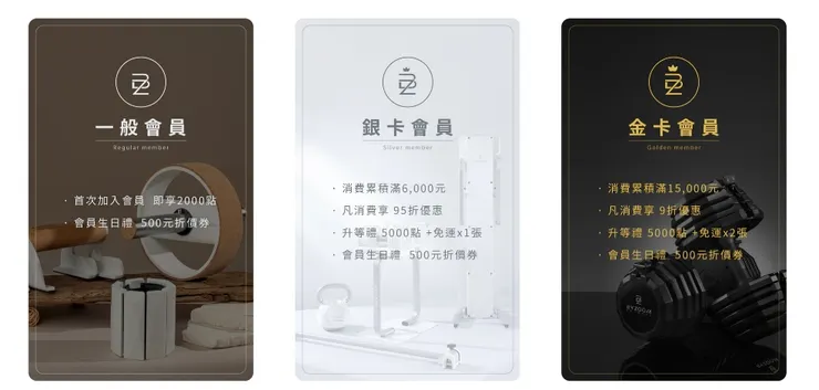 Byzoom club 會員等級