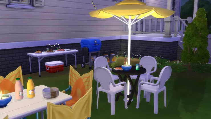 傘下也安裝了燈，不會黑漆漆。