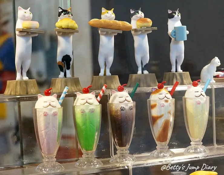 ▲竹北貓角落-美食貓咪公仔 /圖片來源：Betty's Jump Diary