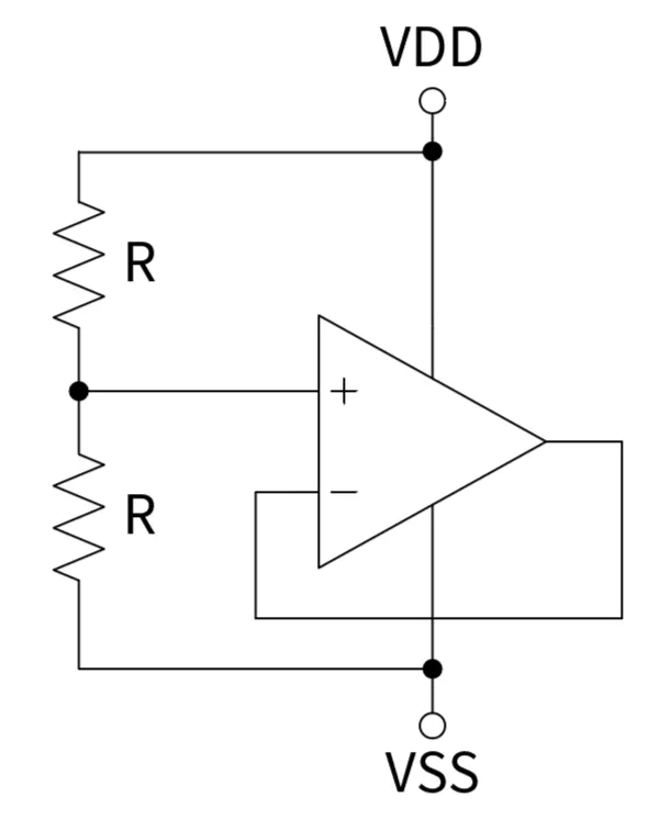 圖 2：正確的處理未使用的運算放大器