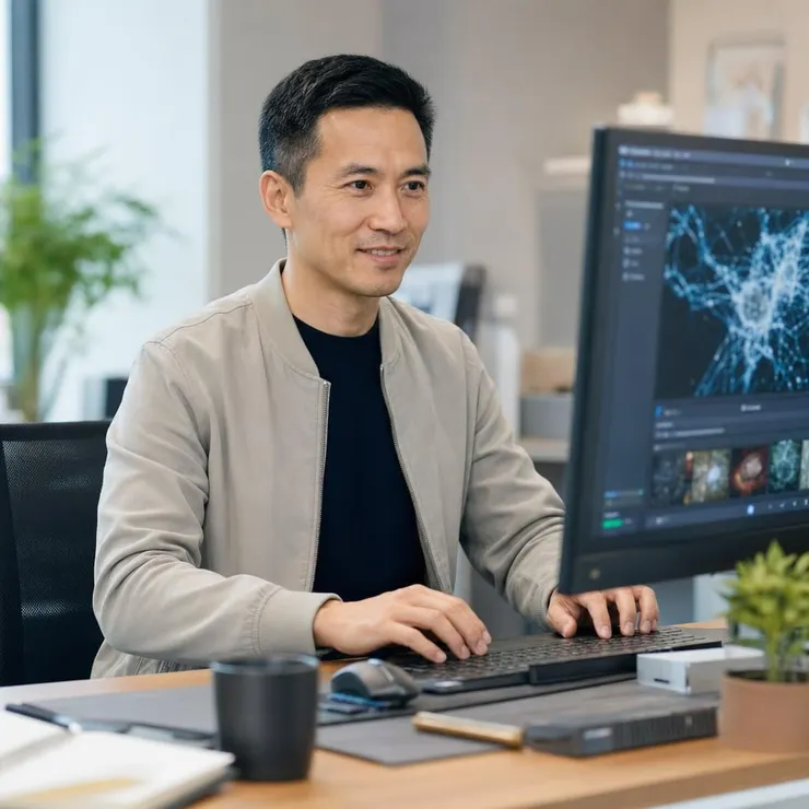 梁练伟专注于使用AI PC运行大语言模型，评估实际AI应用效果