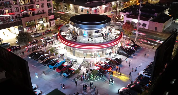 特斯拉新開幕的餐廳非常熱門