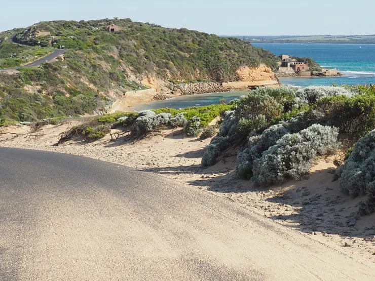 遠遠地看到海岬頂端,給我們前行動力。