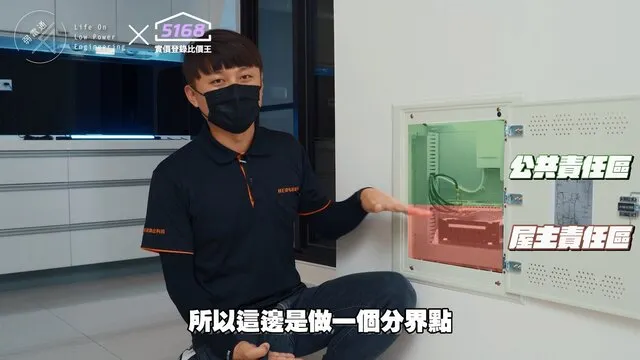 屋主可依弱電箱內的「C型端子版」釐清責任歸屬區