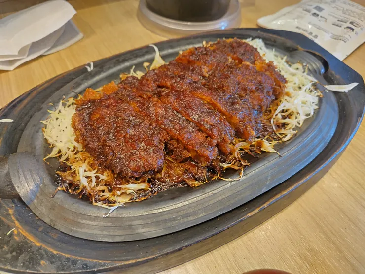 鐵板味噌里肌豬排定食