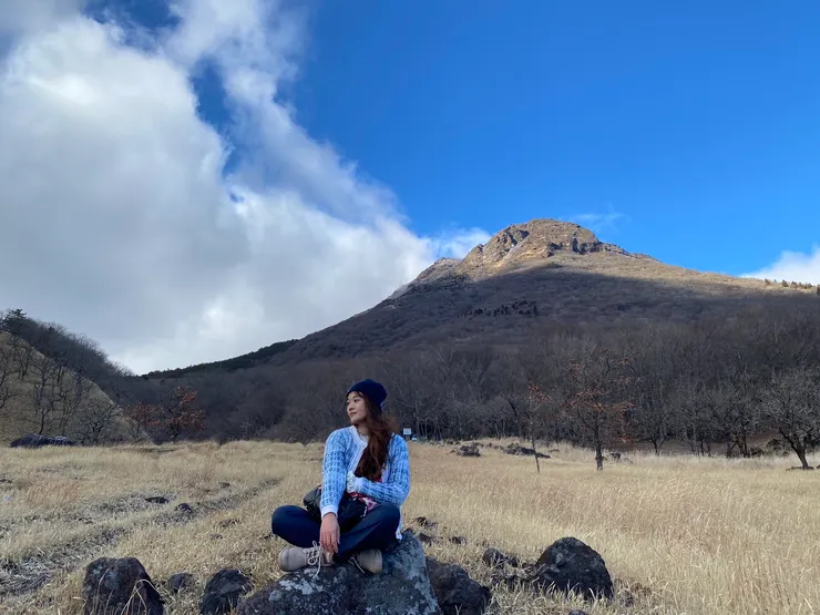 日本大分-由布岳