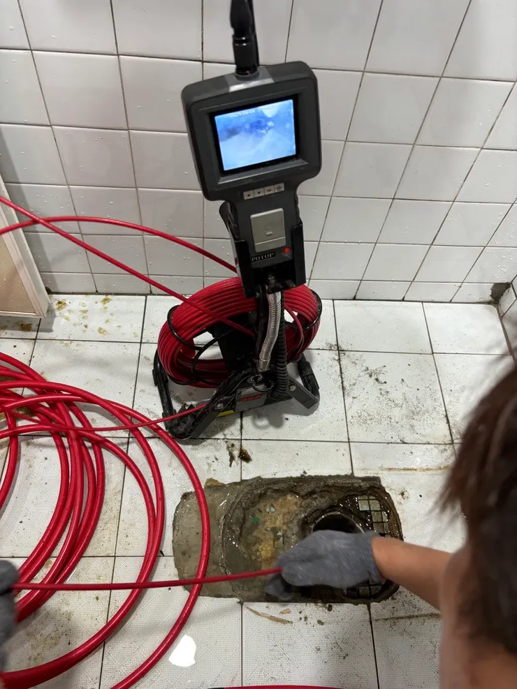 內視鏡確認堵塞位置