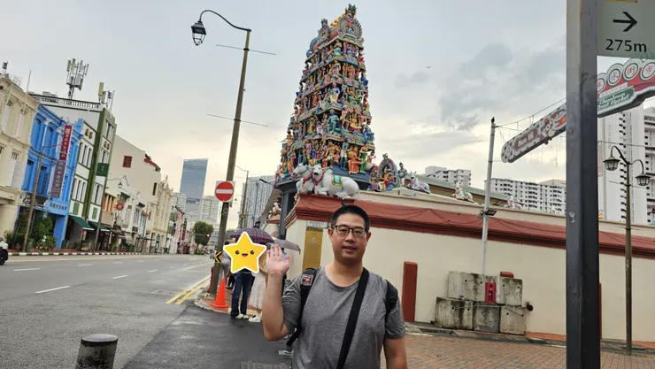 牛車水的印度廟~馬里安曼廟!