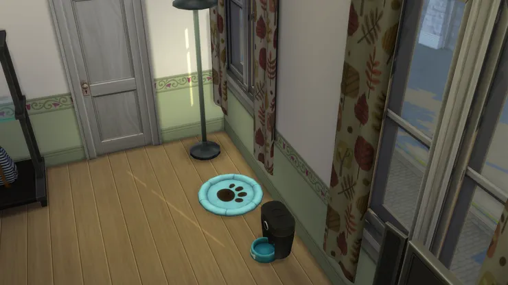 哈哈表示躺在這塊墊子上，曬著太陽睡午覺十分舒服！