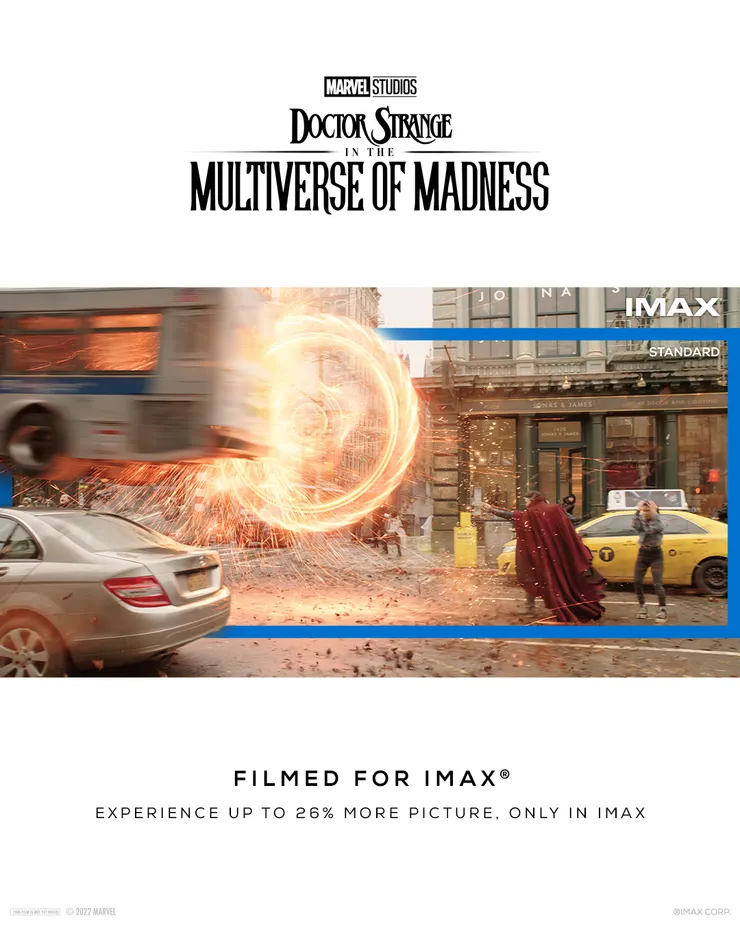 IMAX影廳畫面呈現示意圖