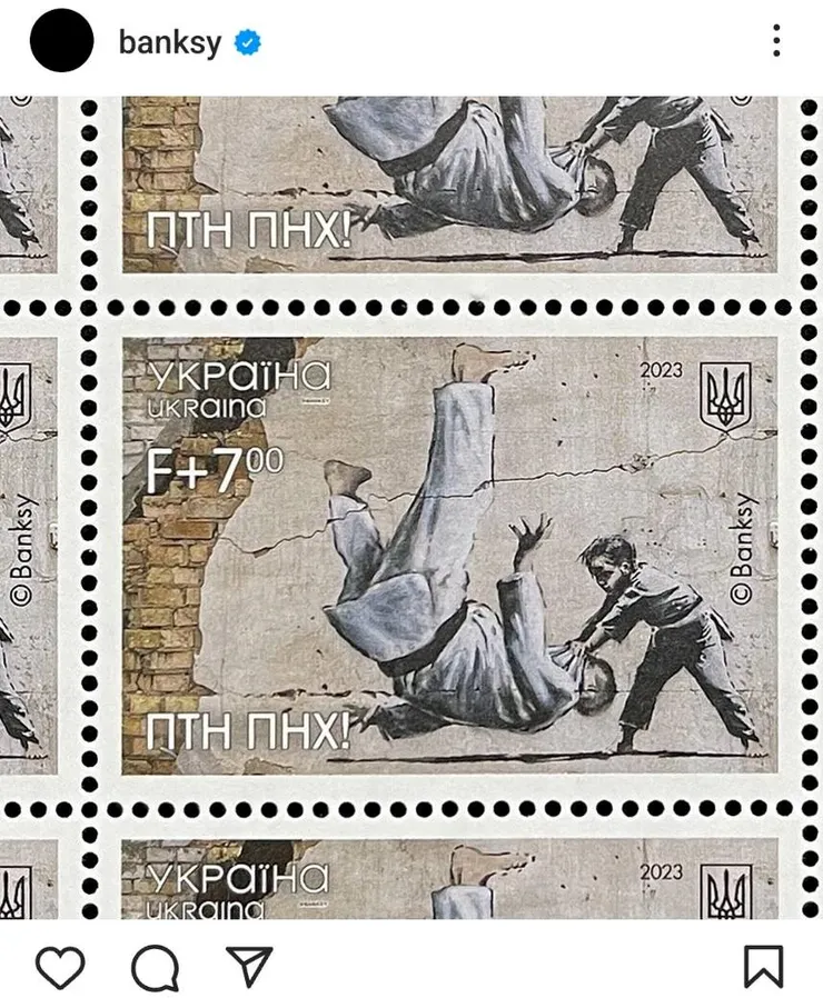 圖片來源：Banksy官方IG