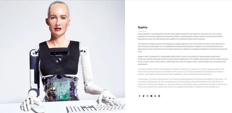 Hanson Robotics – Sophia