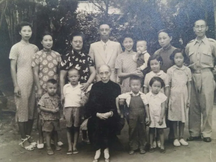 盛家在臺灣團圓。取自 「搶救遷臺歷史記憶庫」