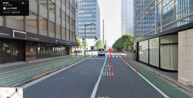 圖5:直走過馬路