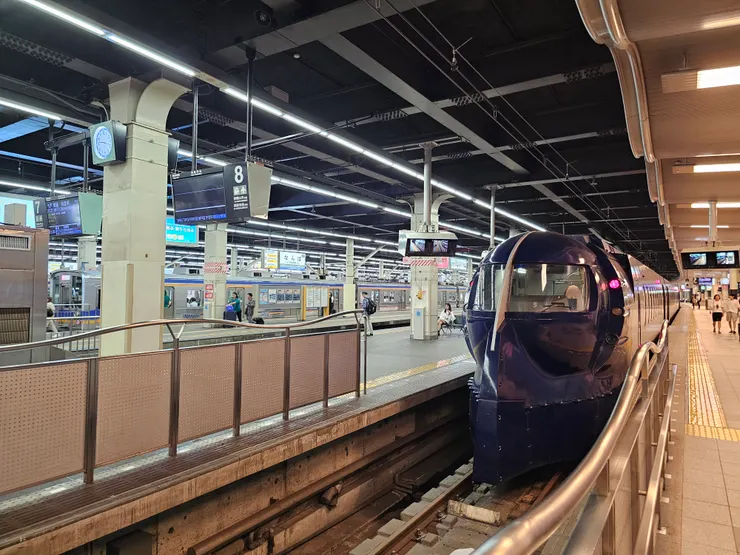 到達南海電鐵-難波站