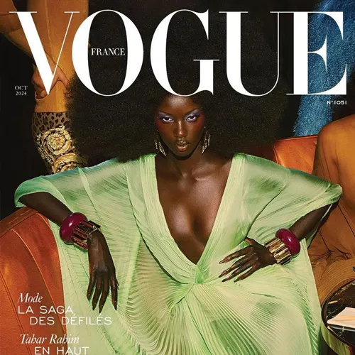 Anok Yai-Vogue France October 2024 Cover by Mikael Jansson