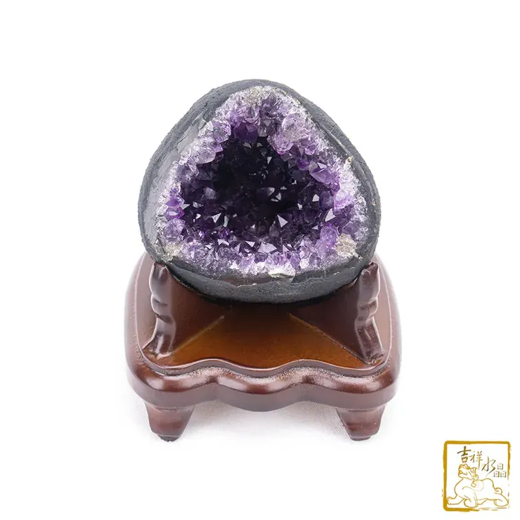 烏拉圭紫水晶洞 0.77kg 富貴吉祥