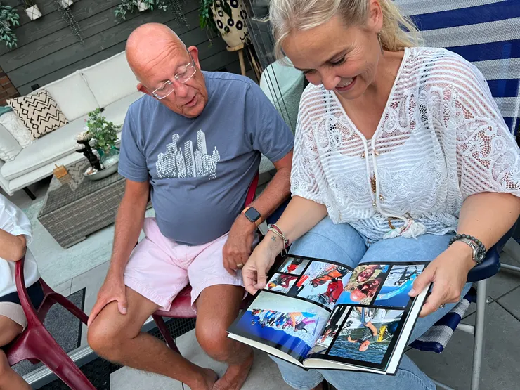 一本關於公公的相片書