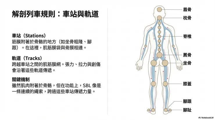 肌筋膜軌道與骨骼車站1