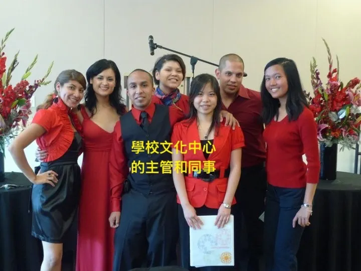 我是當時唯一在文化中心工作的國際學生，我為自己感到很驕傲！