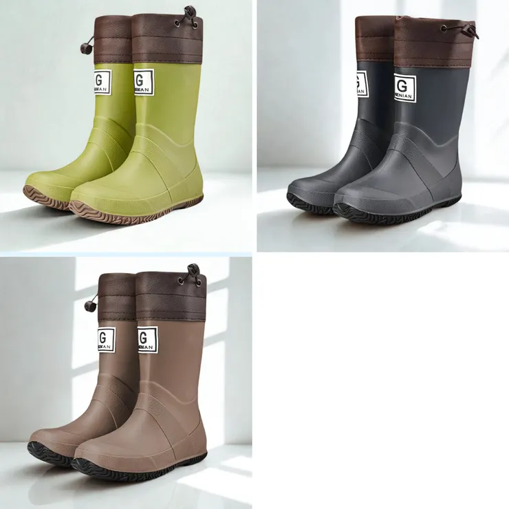 可折疊便攜兒童雨靴