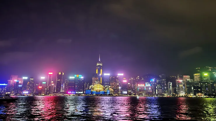 香港-維多利亞港||夜晚