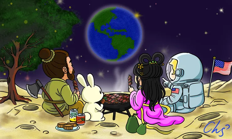 想念遠方的你時就抬頭仰望天空，相信你也正看著同一顆星球