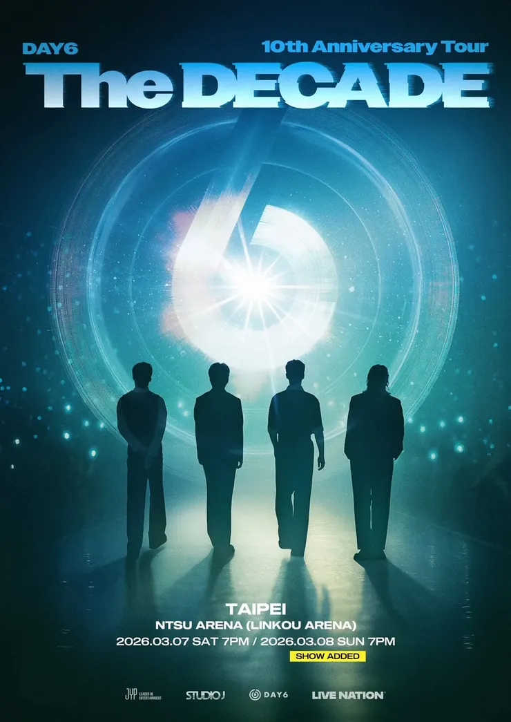 DAY6 10th Anniversary Tour〈The DECADE〉in Taipei