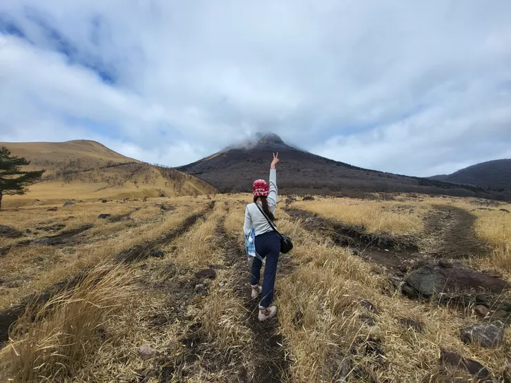 日本大分-由布岳