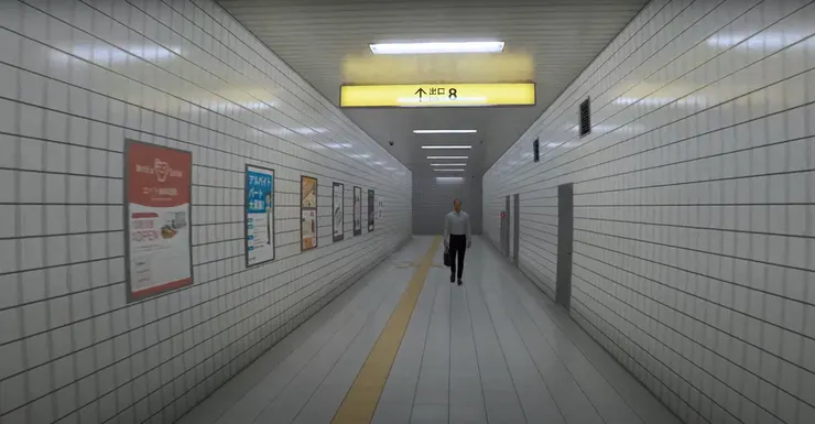 地板上有多出來的導盲磚