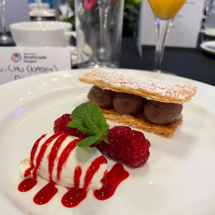 甜而不膩的餐後甜點。