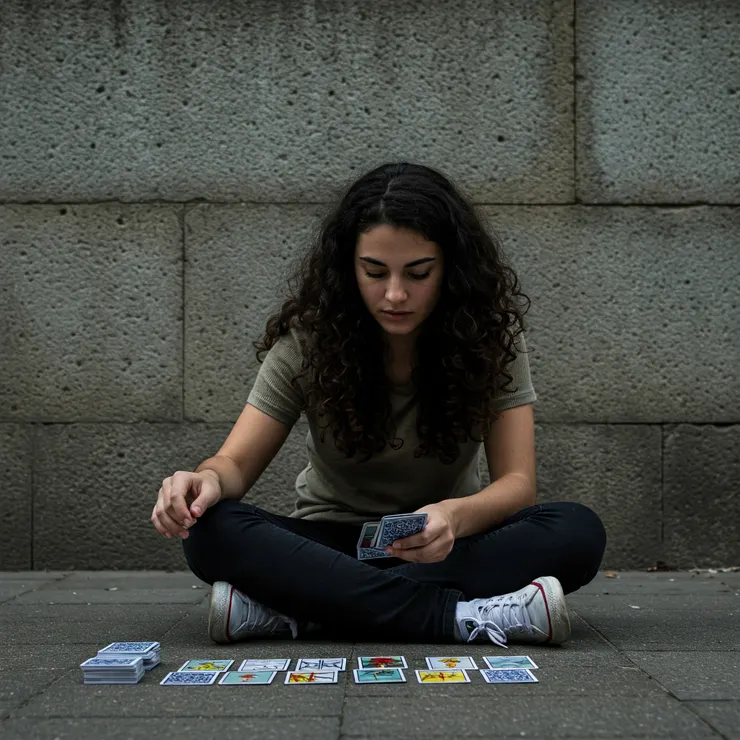 從塔羅牌中學習，試圖克服人生中的障礙並從中獲得智慧