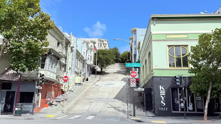 陡坡都採人車分道