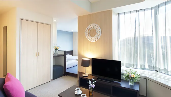 官網上的房間示意圖