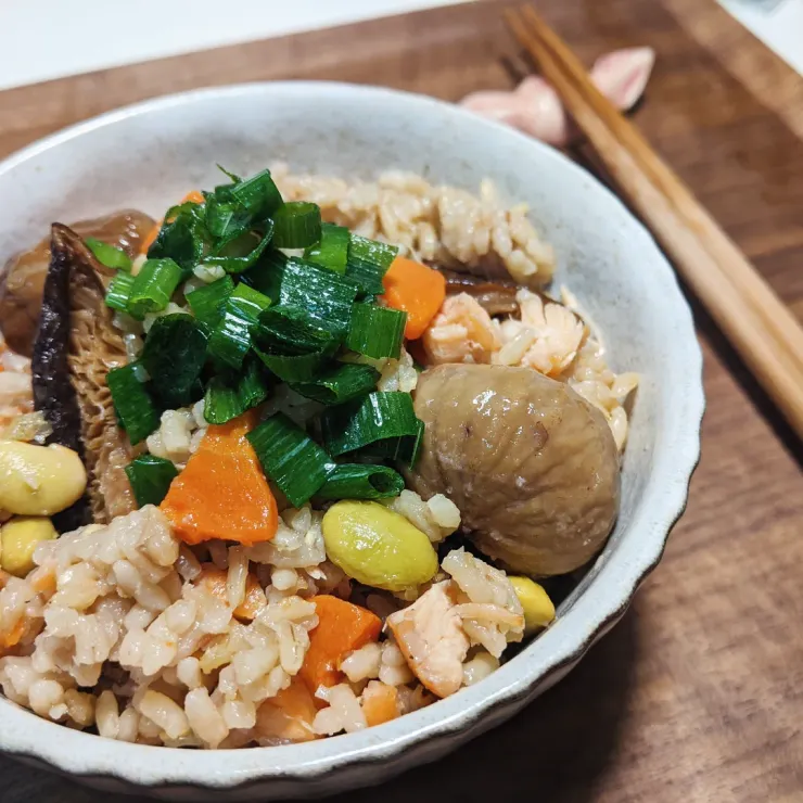 營養滿分的栗子炊飯